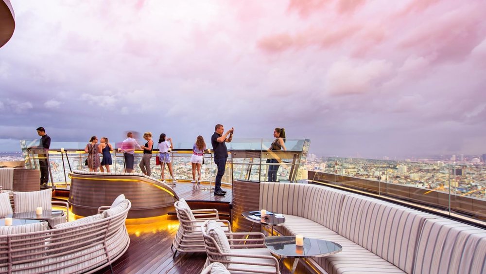 Enjoy the finest whiskey at the world’s highest whiskey bar! Credit: @alfresco64bangkok on Instagram