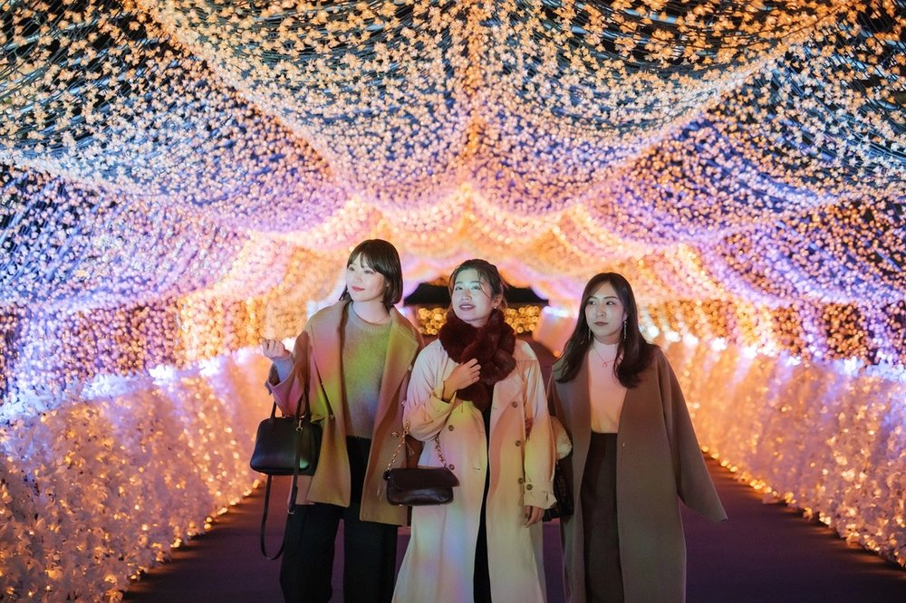 東京メガイルミ 2022 - 桜トンネル（フレンド）