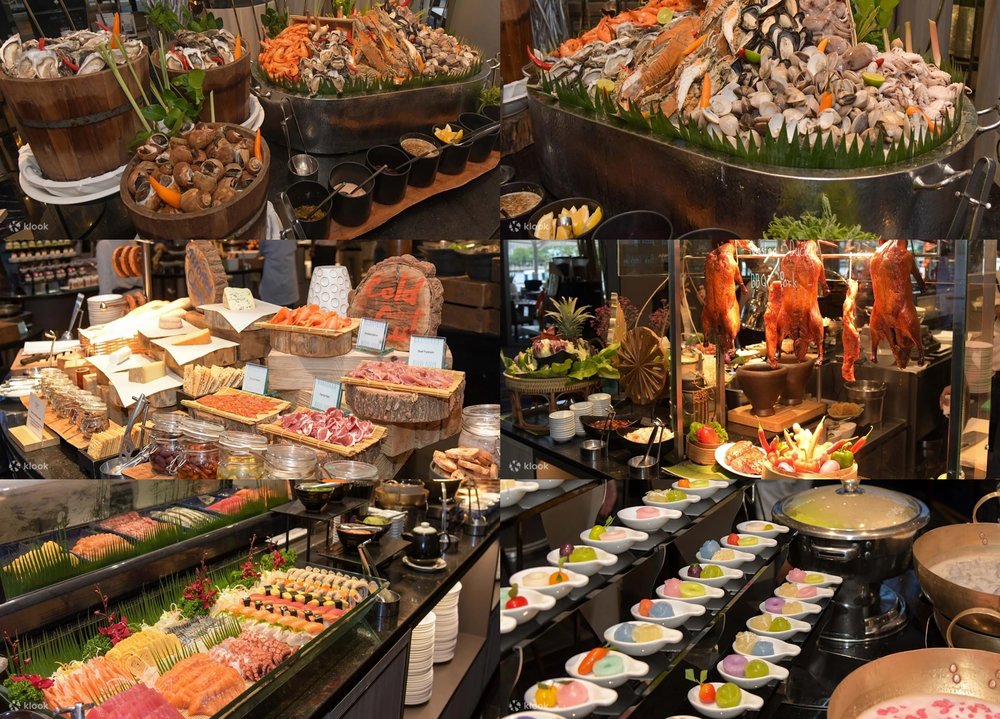 บุฟเฟ่ต์อาหารทะเล ที่โรงแรมชาเทรียมริเวอร์ไซด์กรุงเทพฯ