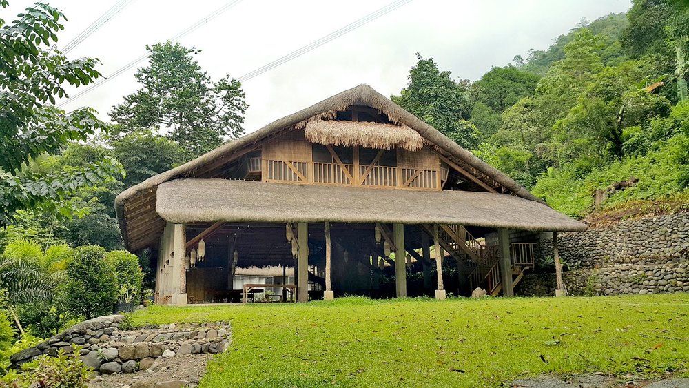 Big Nipa Hut near forest