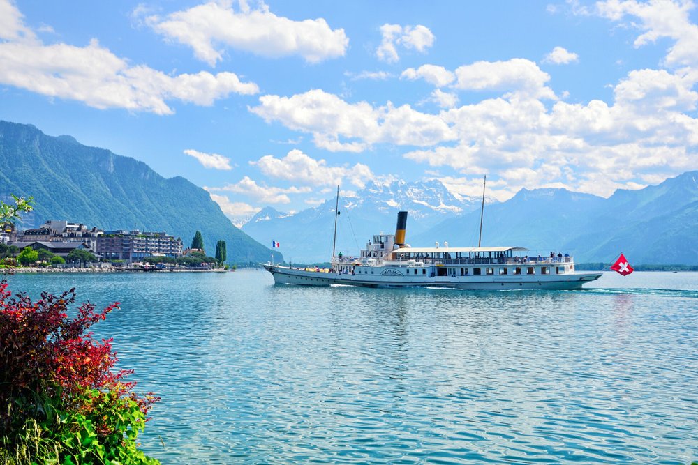 Montreux Lake Geneva Boat