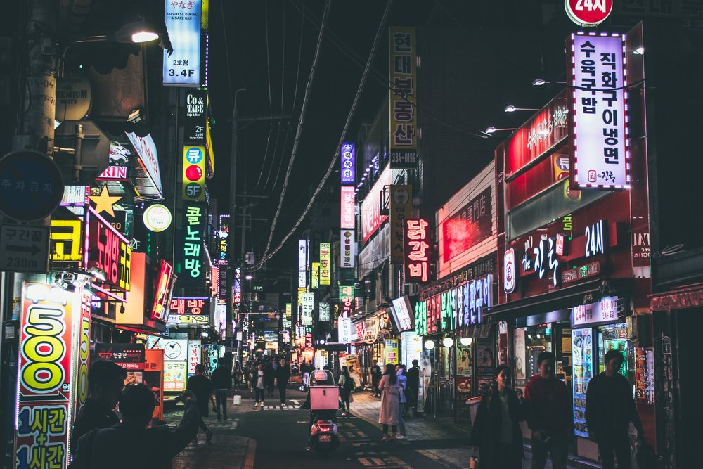 seoul street night