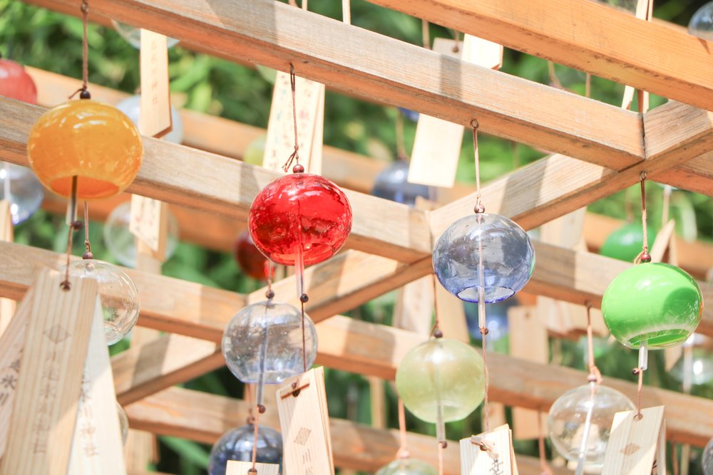 wind chimes in Hikawa Valley
