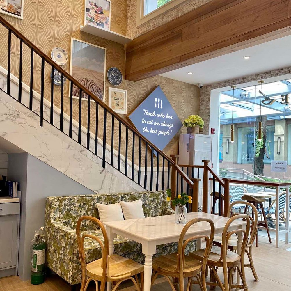 Wooden chairs and table