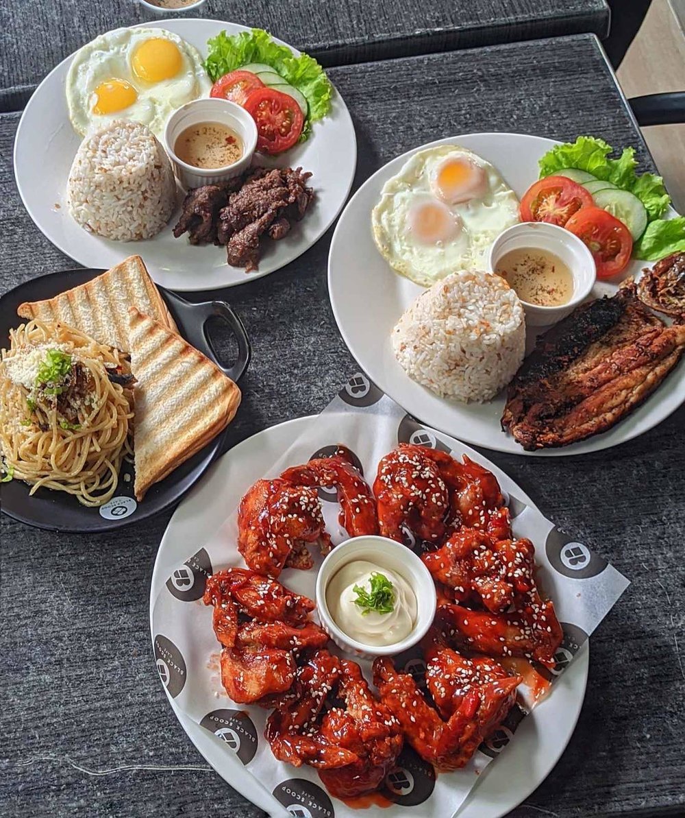 Filipino food and Chicken Wings