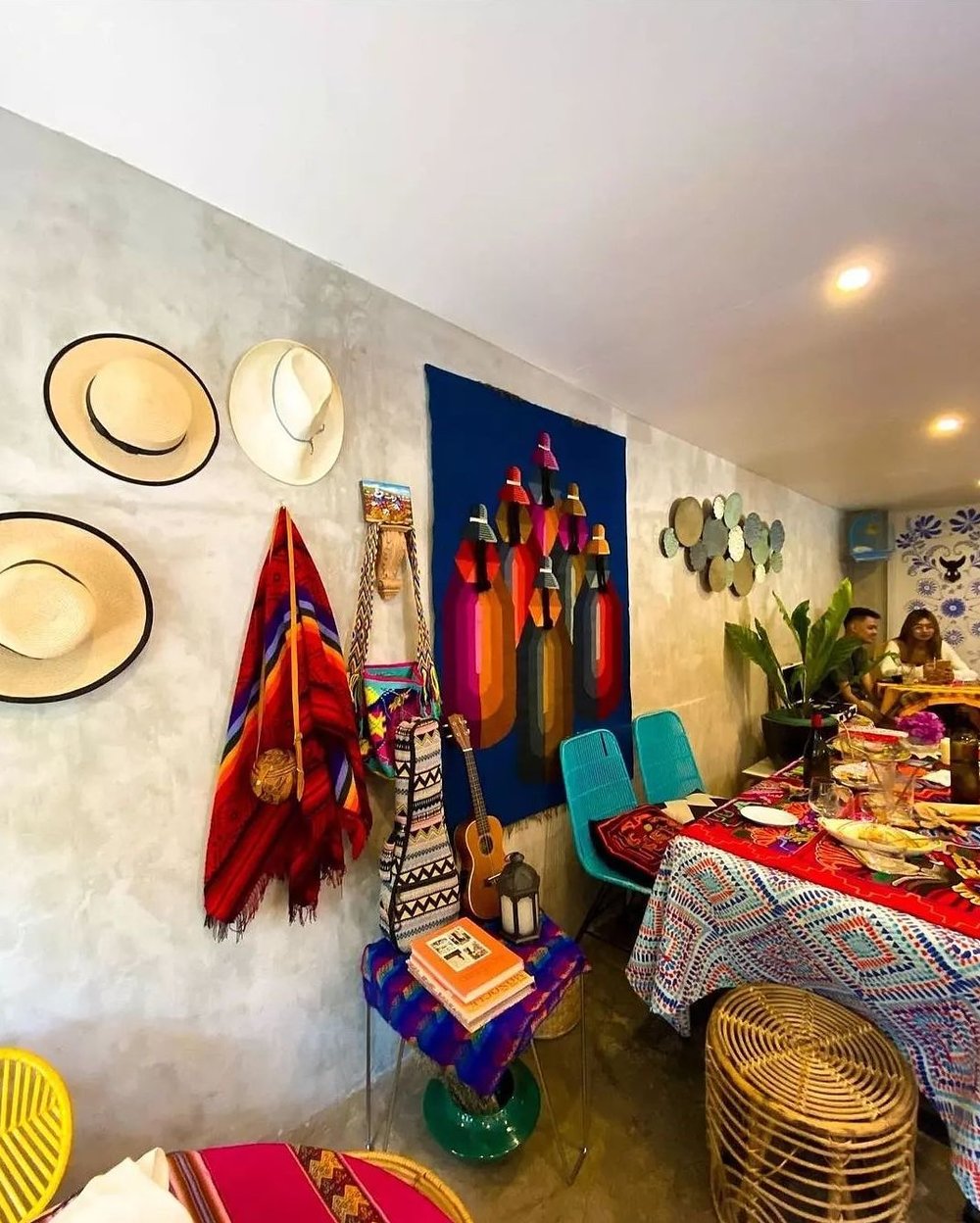 Boho theme and guitar