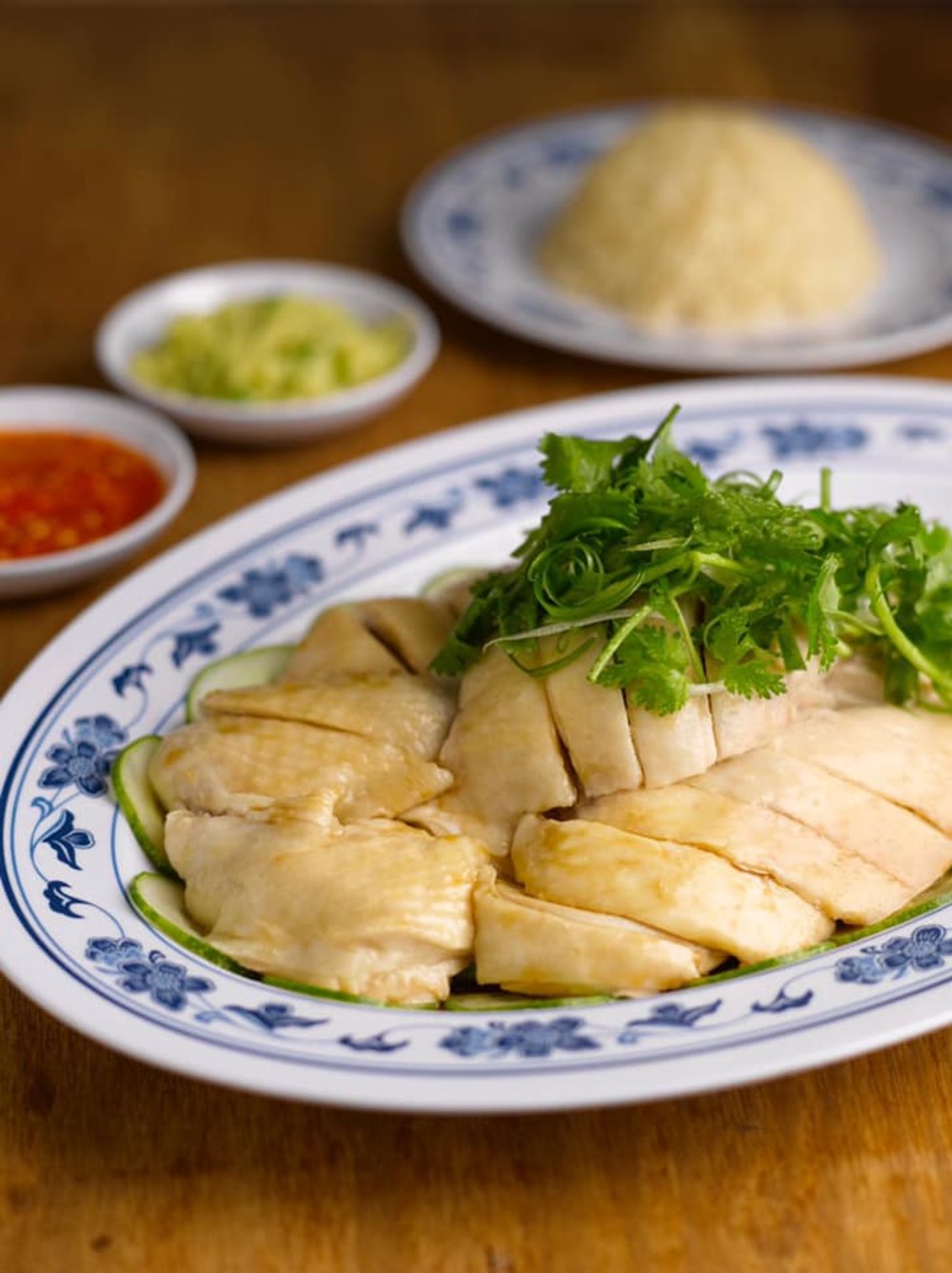 White chicken with Parsley