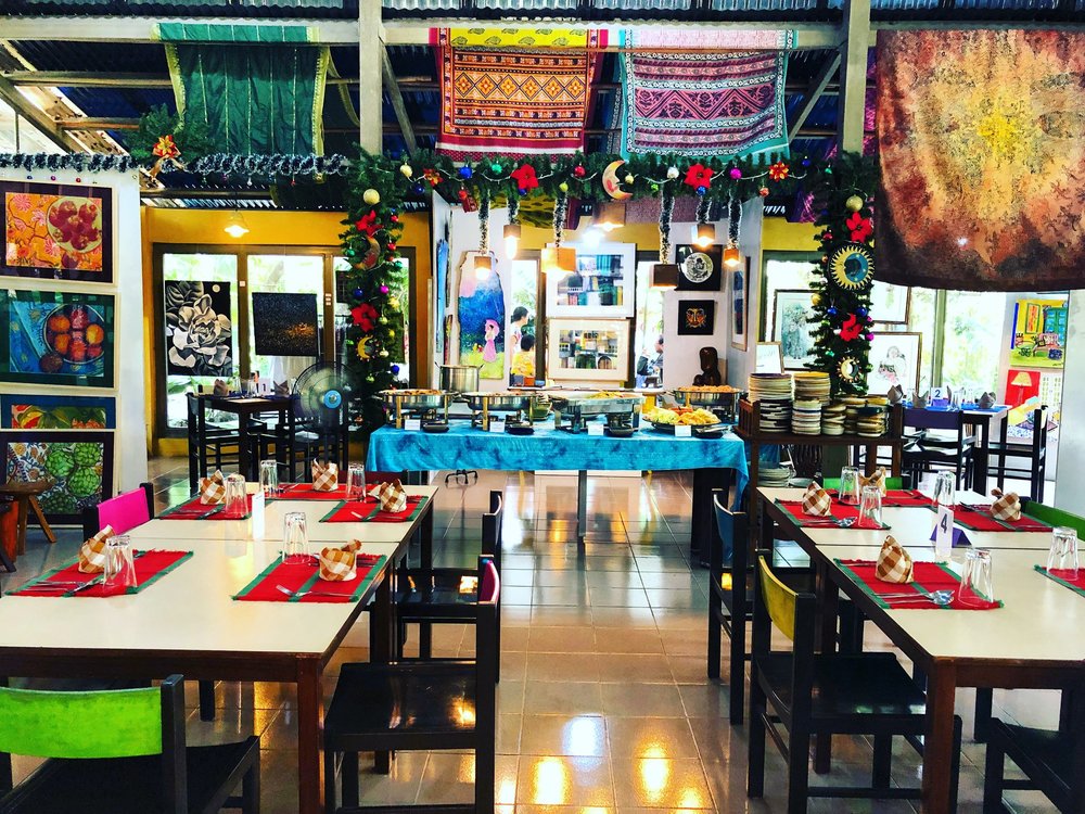 Crescent Moon Cafe and Studio Pottery Interior