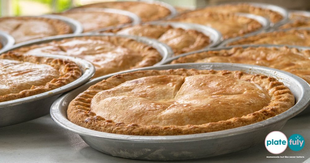 Buko pie in a baking pan