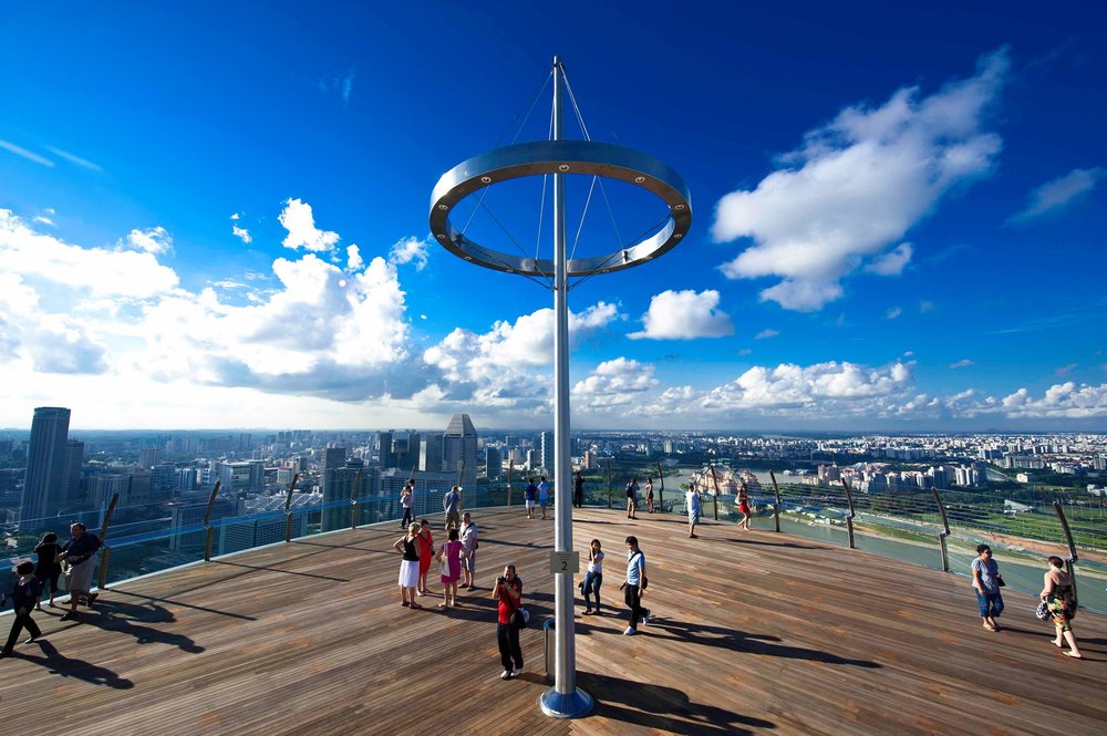 Observation Deck in Marina Bay Sands Singapore