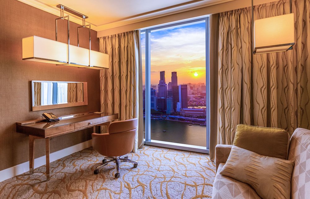 Room interior in Marina Bay Sands Singapore