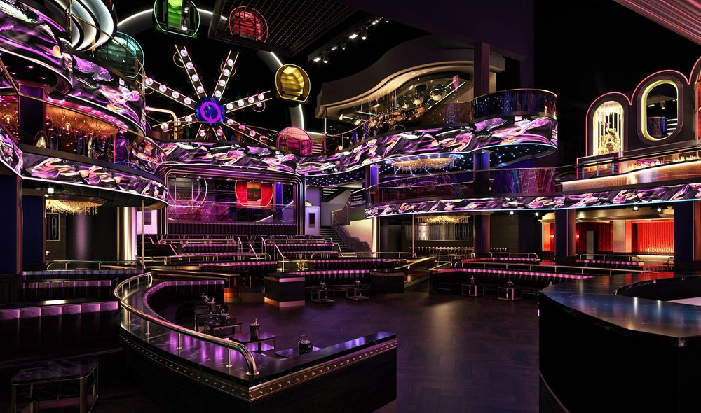 Marquee bar interior