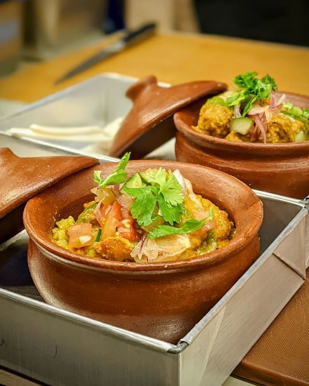 Vegetable dish in a pot