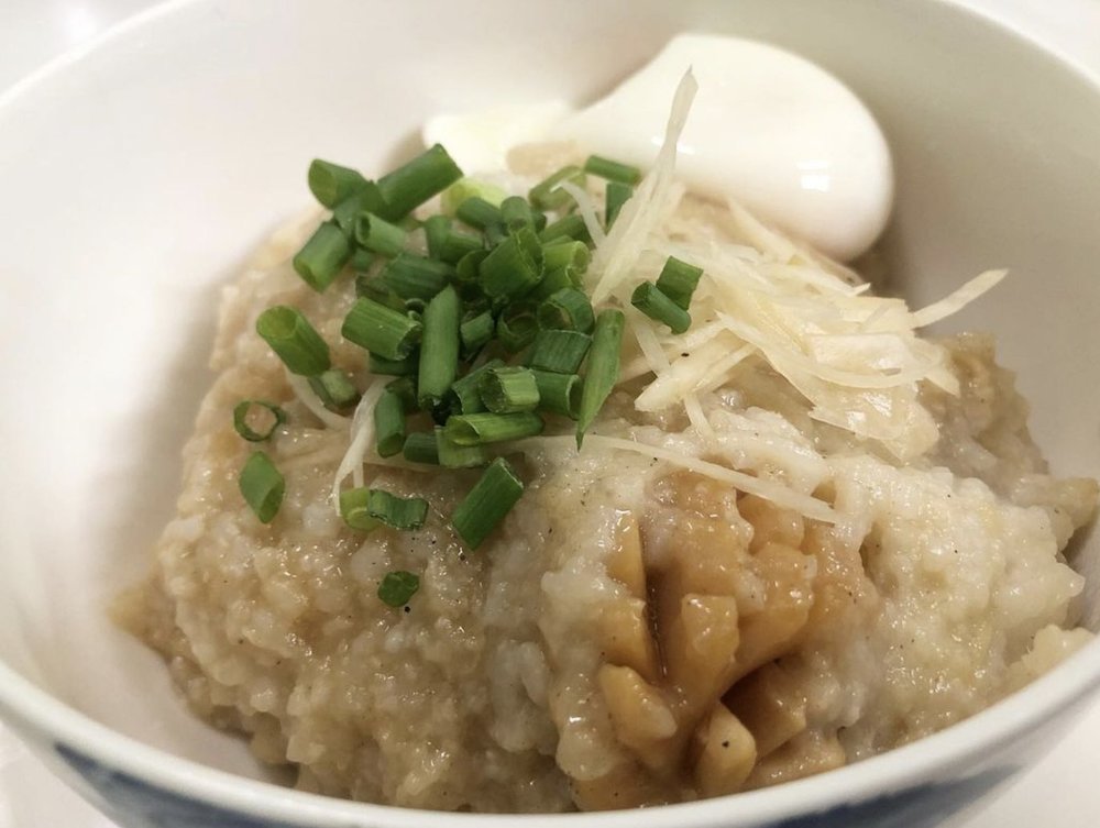 Congee with spring onion