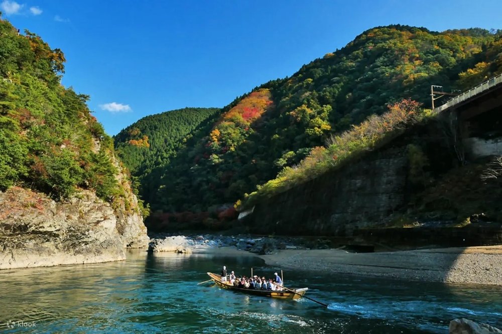 74947 京都・亀岡 保津川下り Kyoto Arashiyama Hozugawa boat ride 