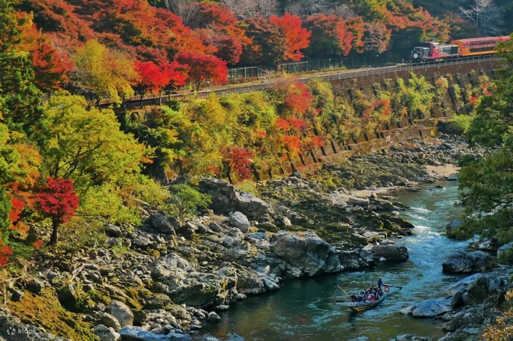 74947 京都・亀岡 保津川下り Kyoto Arashiyama Hozugawa boat ride 