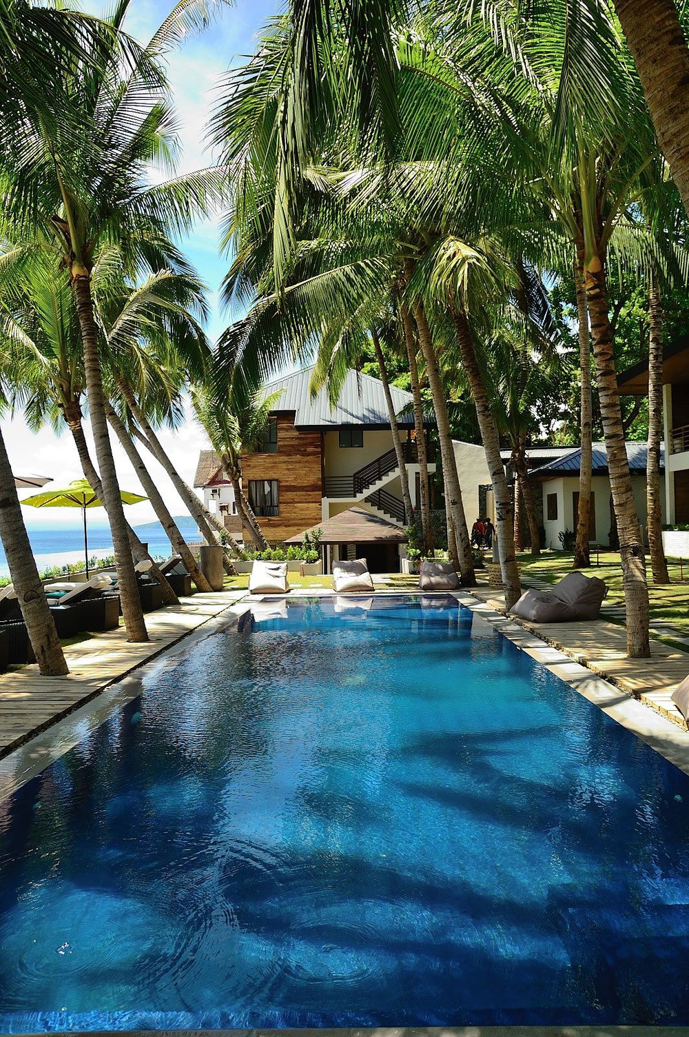 Clear Blue water pool