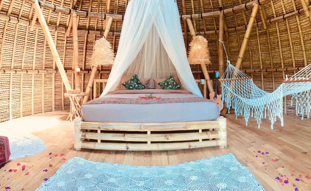 Wooden floor and walls