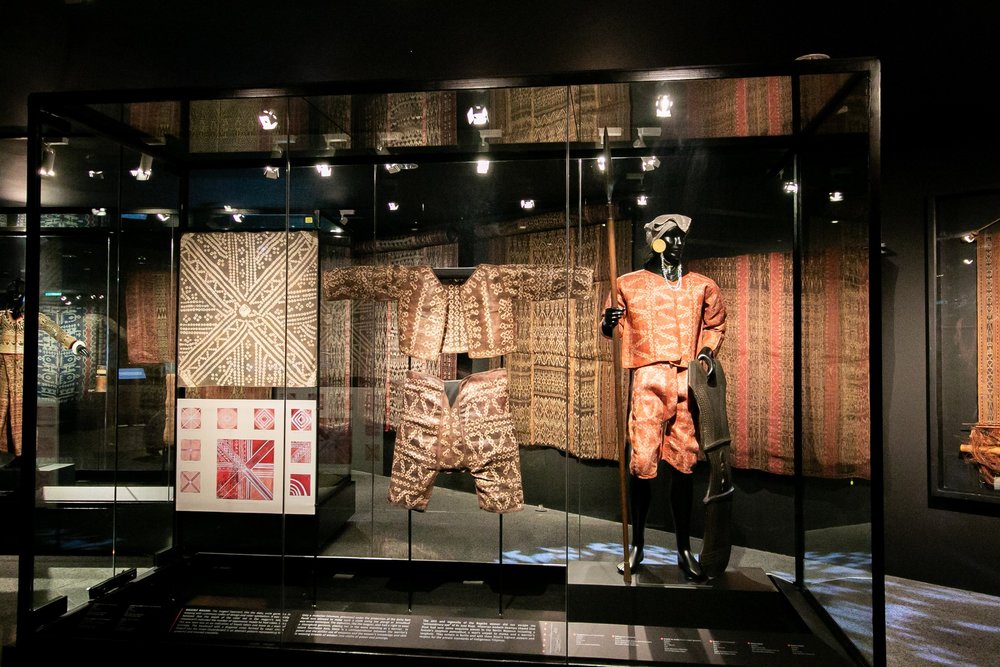 Traditional Filipino Dress in display
