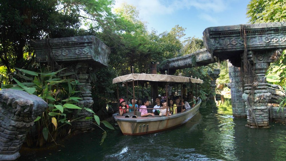 A boat ride has never been more exciting than the Jungle River Cruise! Credits: Hong Kong Disneyland Website