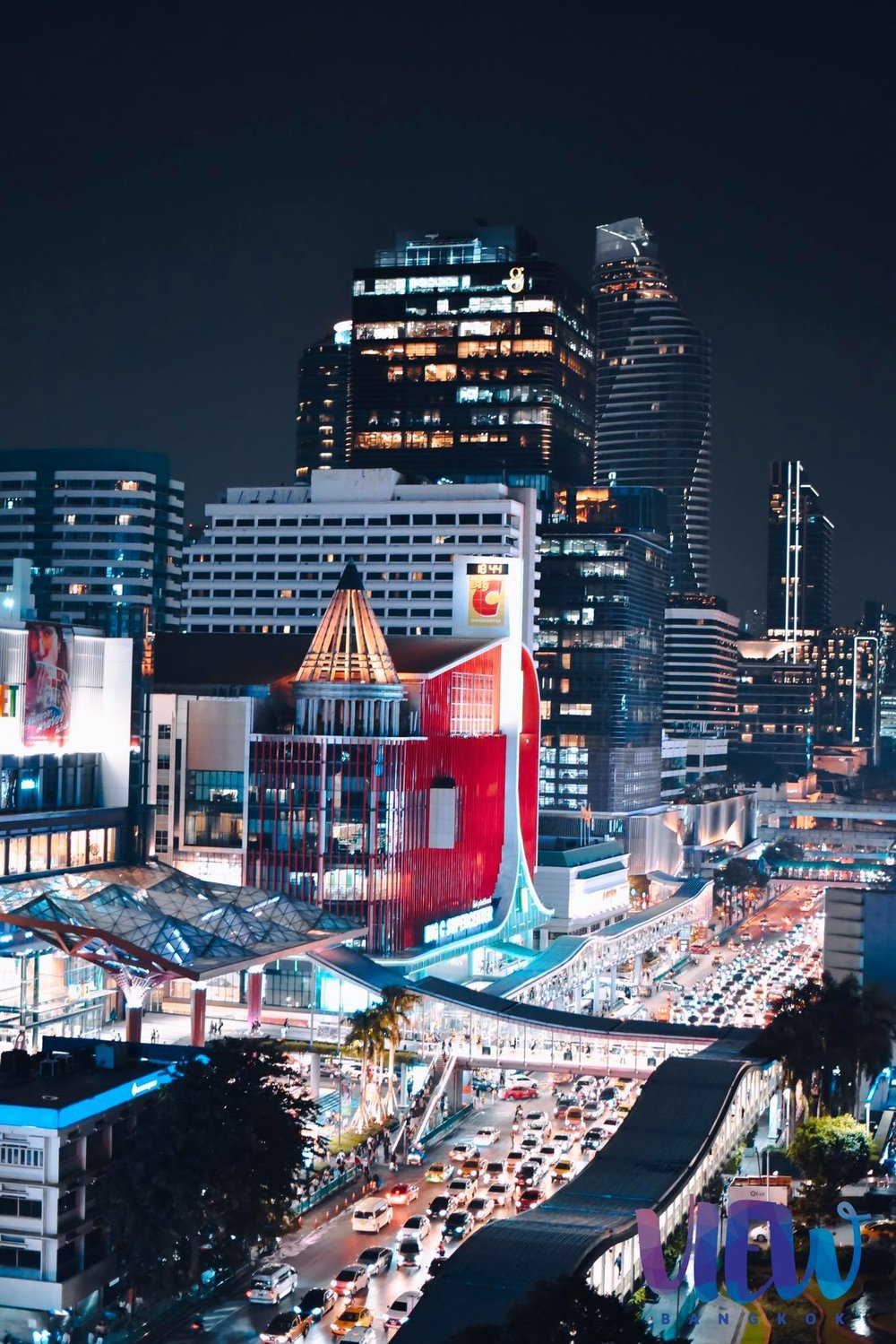 View Rooftop Bar Bangkok View from the top