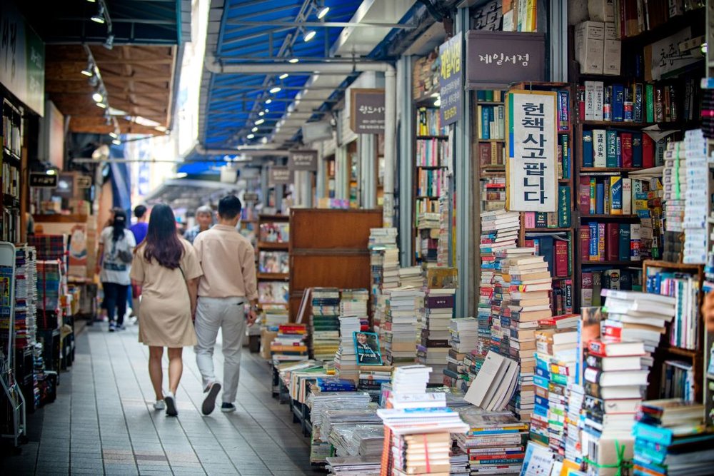 釜山・宝水洞古本屋街