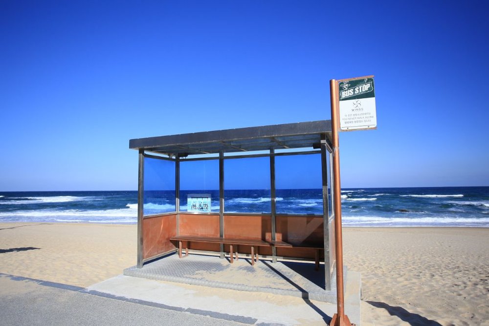 KTO 韓国　江陵 （カンヌン）BTS バス停