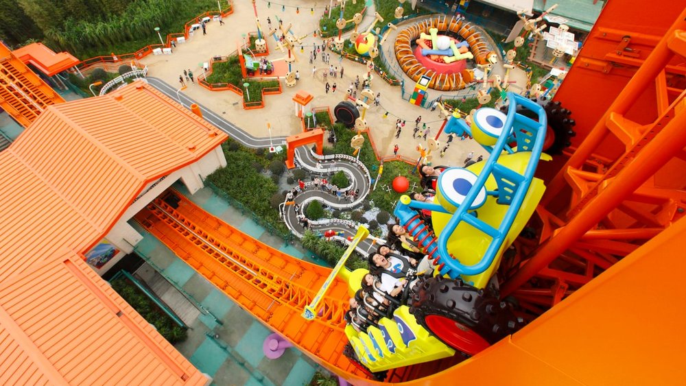 Bonus: See your fave Toy Story characters during the thrilling ride.] Image credits: Hong Kong Disneyland
