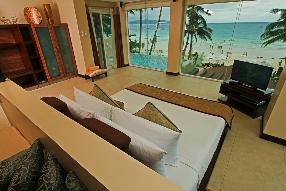 Room with a beach front view
