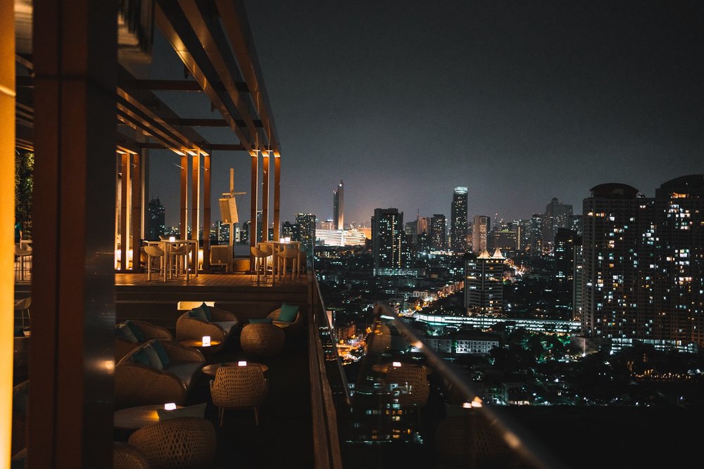 Seen Restaurant night view