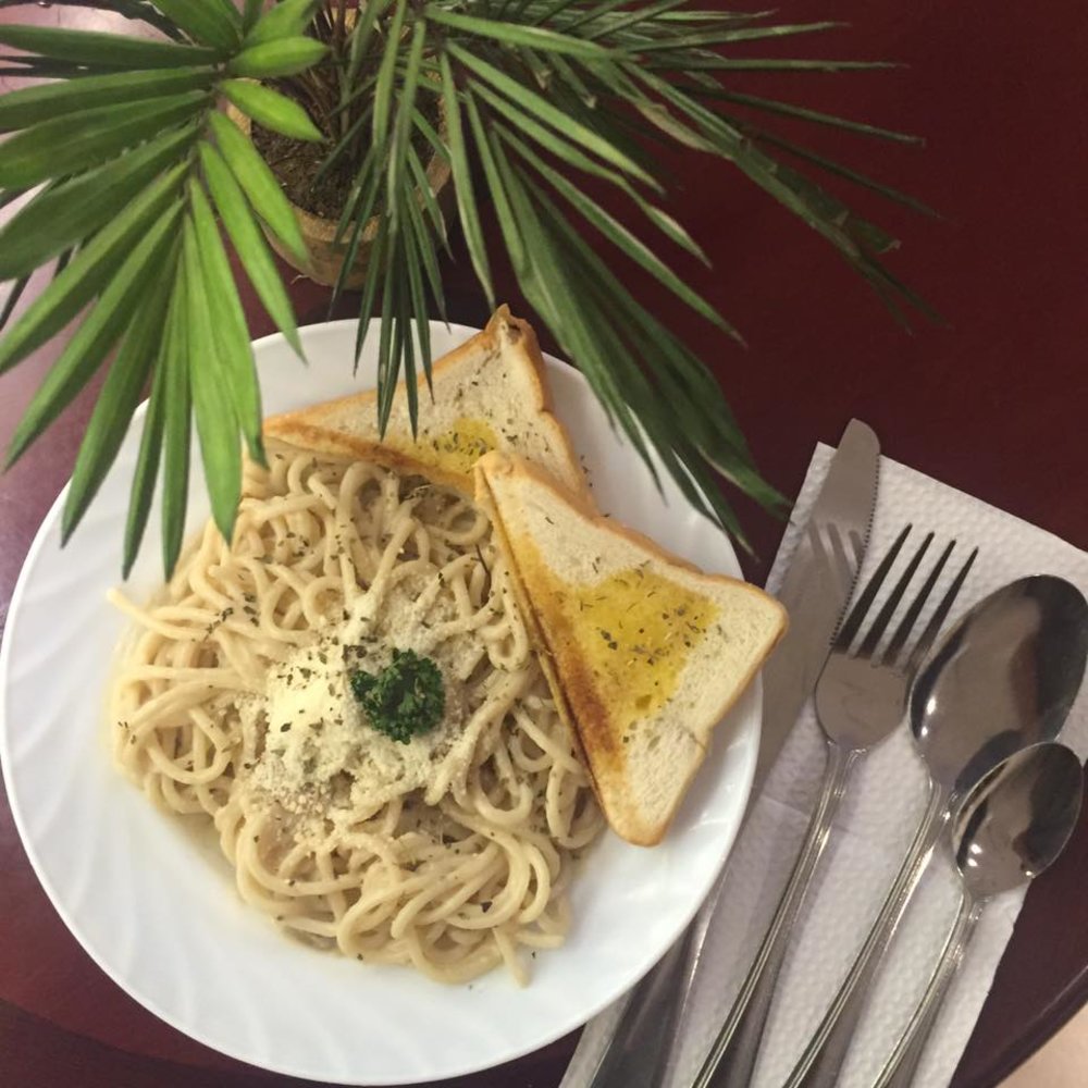 Pasta and giner bread