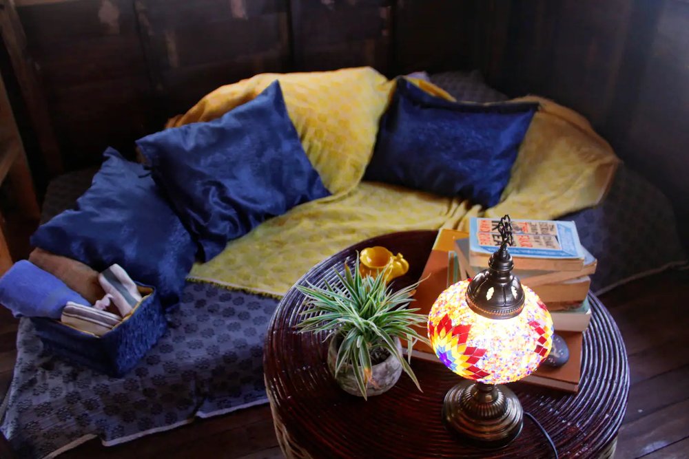 Green and yellow cover