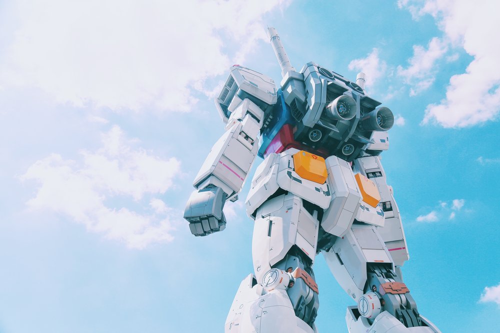 odaiba tokyo japan gundam statue