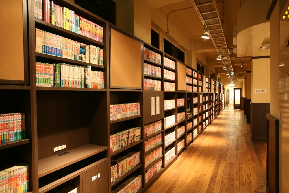 京都国際漫画ミュージアム　マンガの壁 