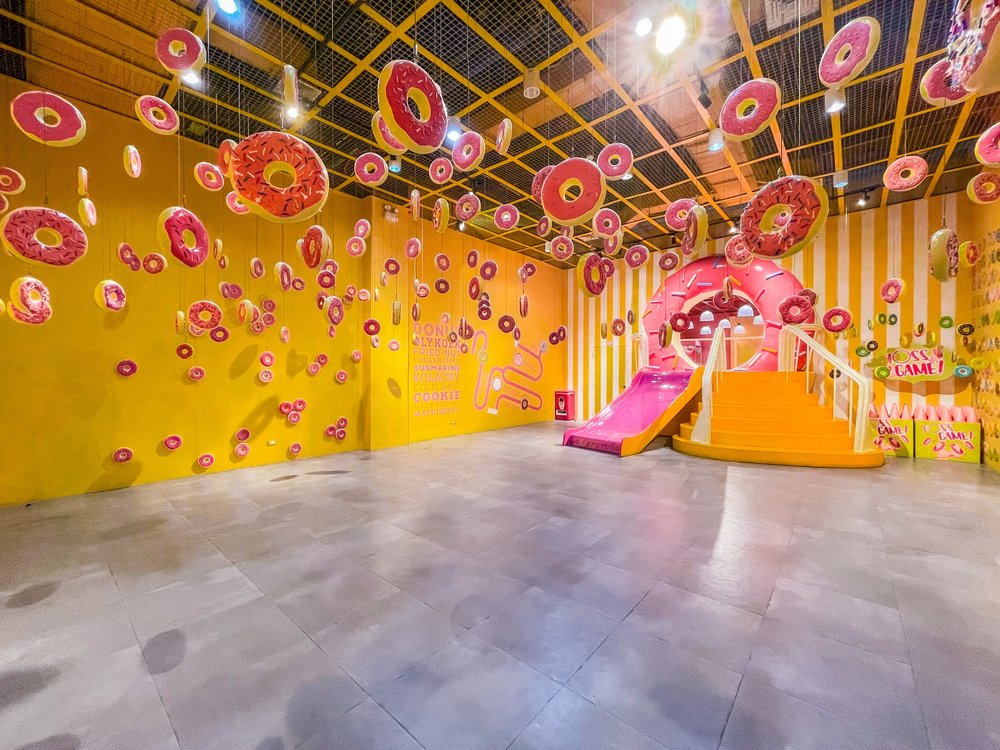 Room full of doughnuts