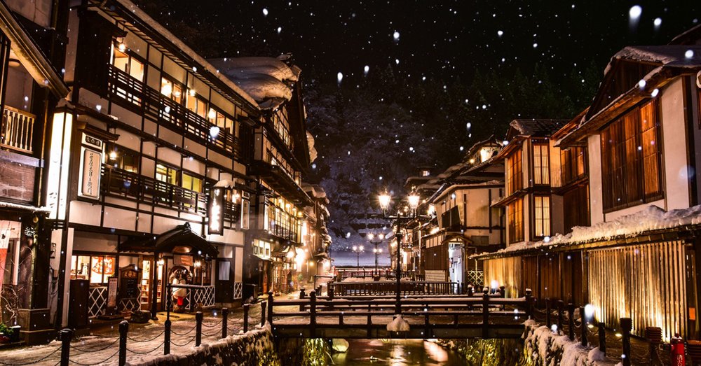 Thị trấn Ginzan Onsen