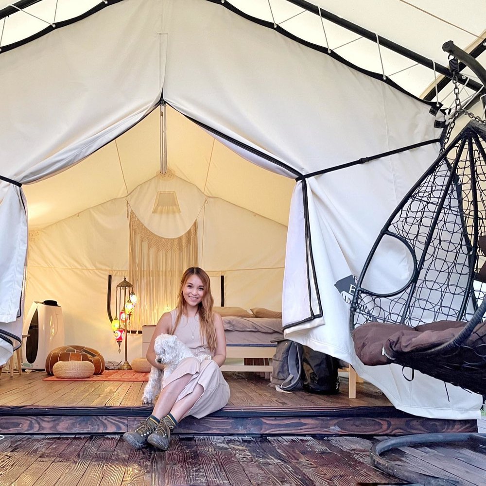 這裏的帳幕佈置好看，設備有齊全，穿得靚靚來打卡也沒有問題。(Instagram @gel_1437)