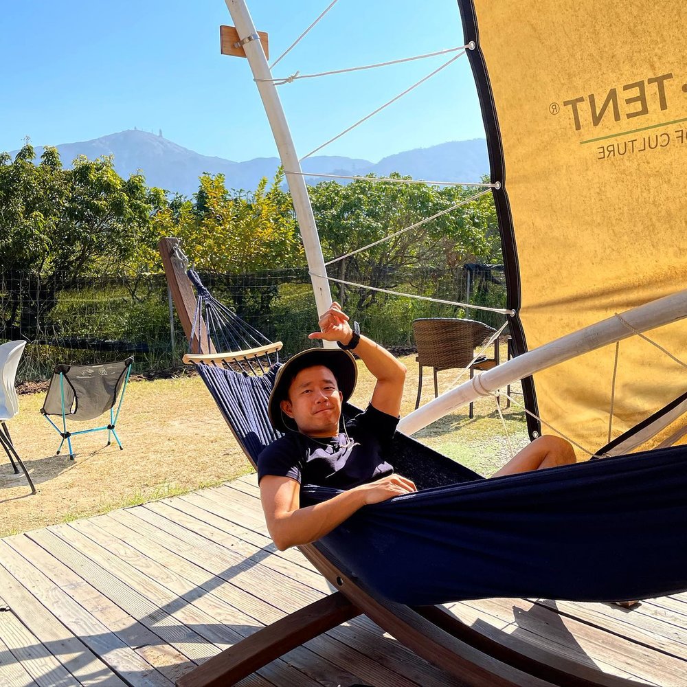 平日生活壓力大，好好來露營享受一下大自然的樂趣吧(Instagram @markcheung.dbs)