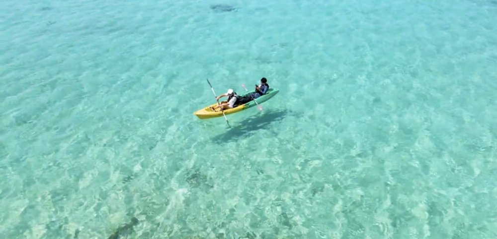 Okirip ウッパマビーチ  kayak