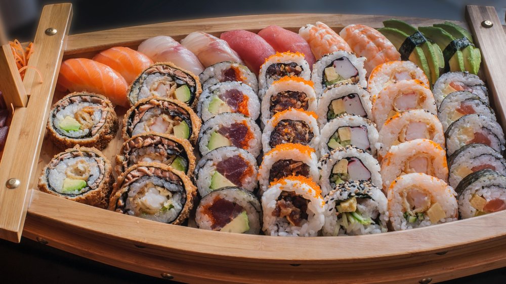 Get some fresh sushi straight from the source country.  Credits: Riccardo Bergamini on Unsplash