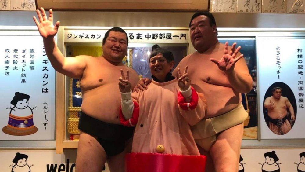 Have a barrel of laughs and a barrel of history at a sumo show in Tokyo!