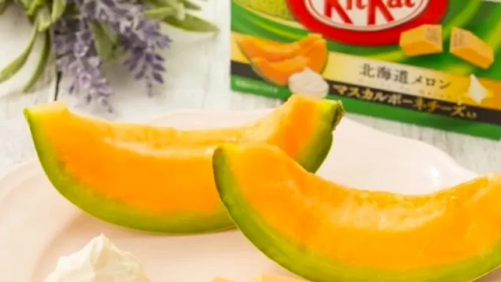 You can only find the Yubari Melon KitKat in Japan.