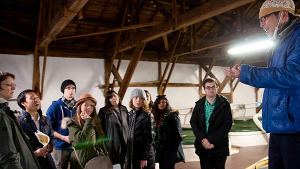 Learn how sake is made on the Sake Brewery Tour.