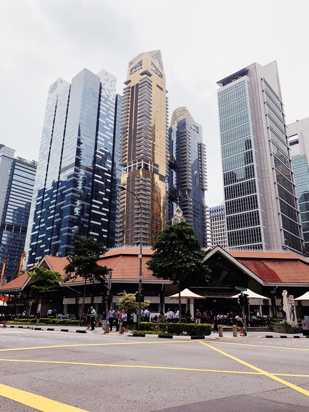 Tall various buildings