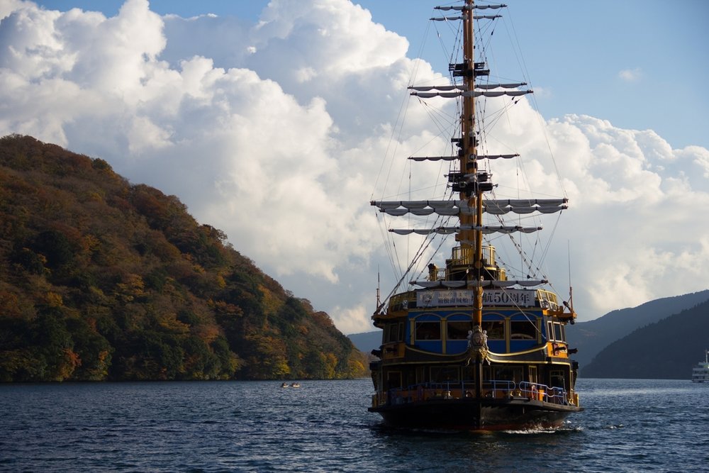 芦ノ湖 Kanagawa Lake Ashi Pirate Ship