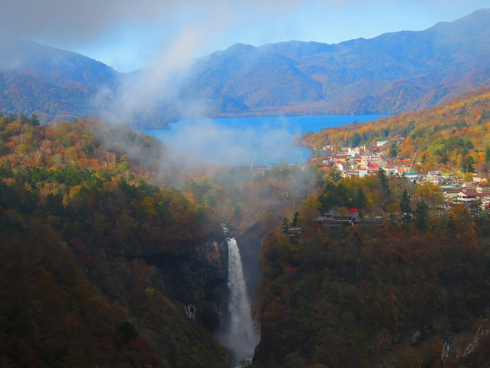  華厳の滝 Kegon Falls Lake Chuzenji Nikko Autumn