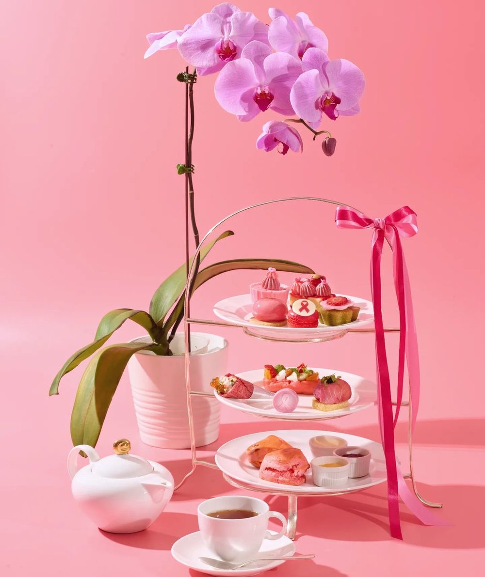 pink afternoon tea high tea shangrila hotel kl