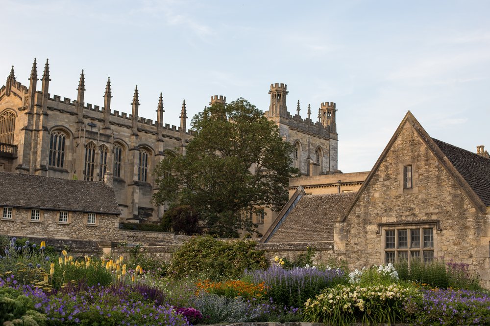 Exterior of a university in Oxford