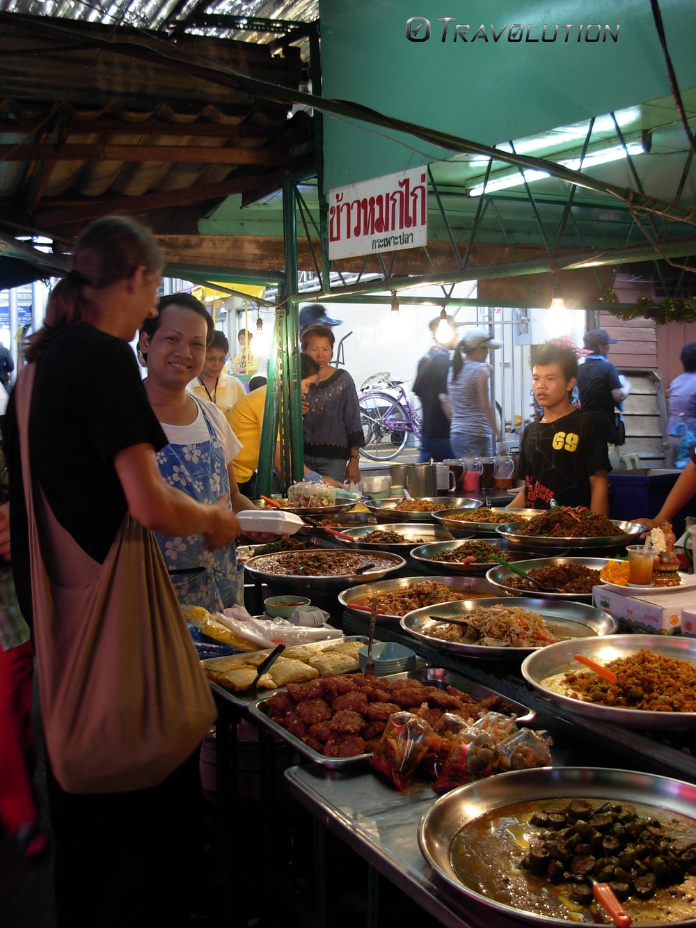 Different dishes lined up