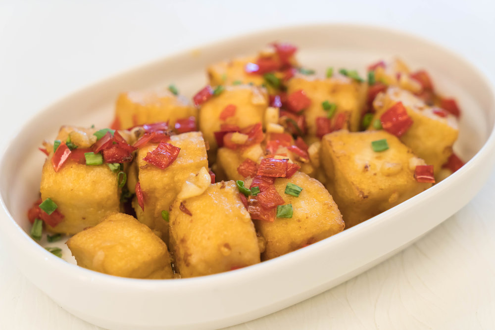 Tofu with chili